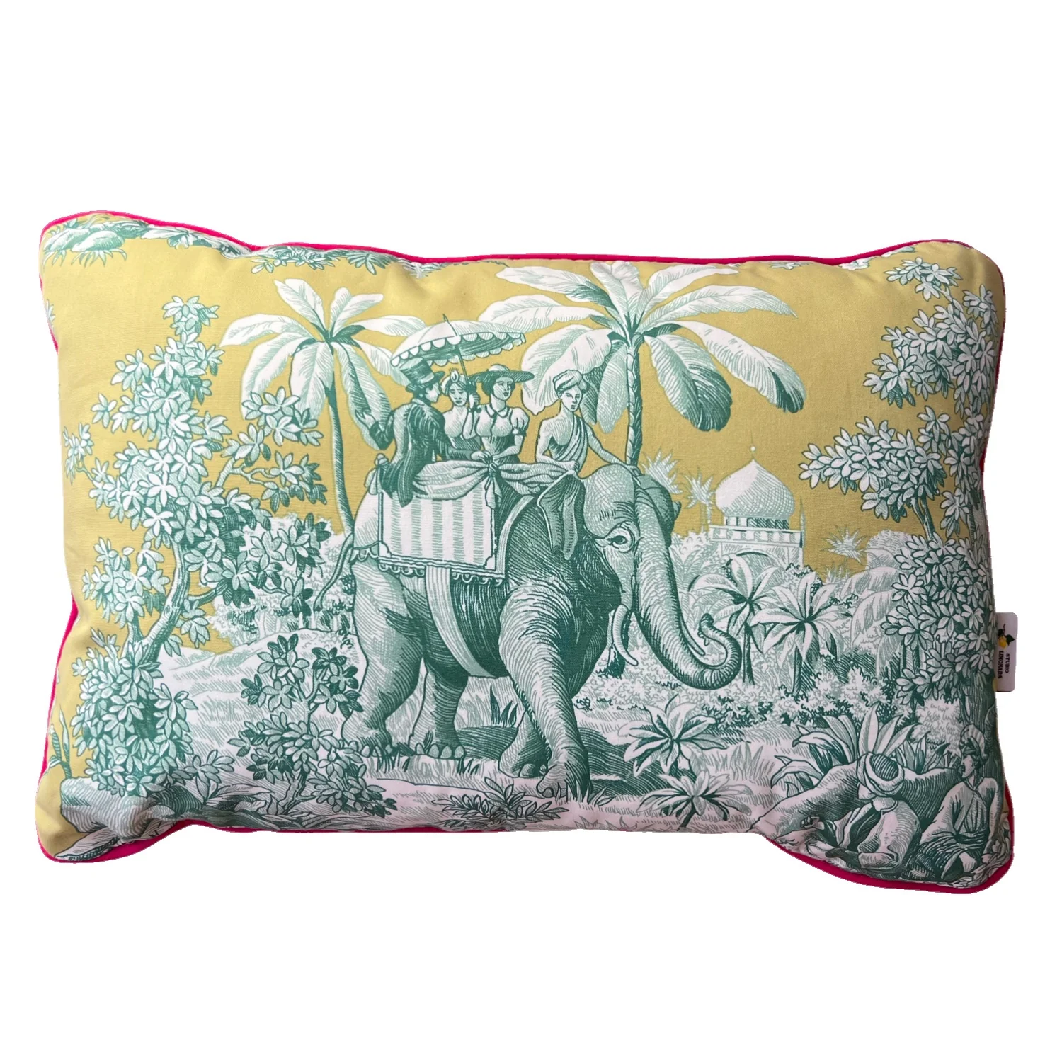 Kussen Bengale groen – Manuel Canovas 35×50 cm