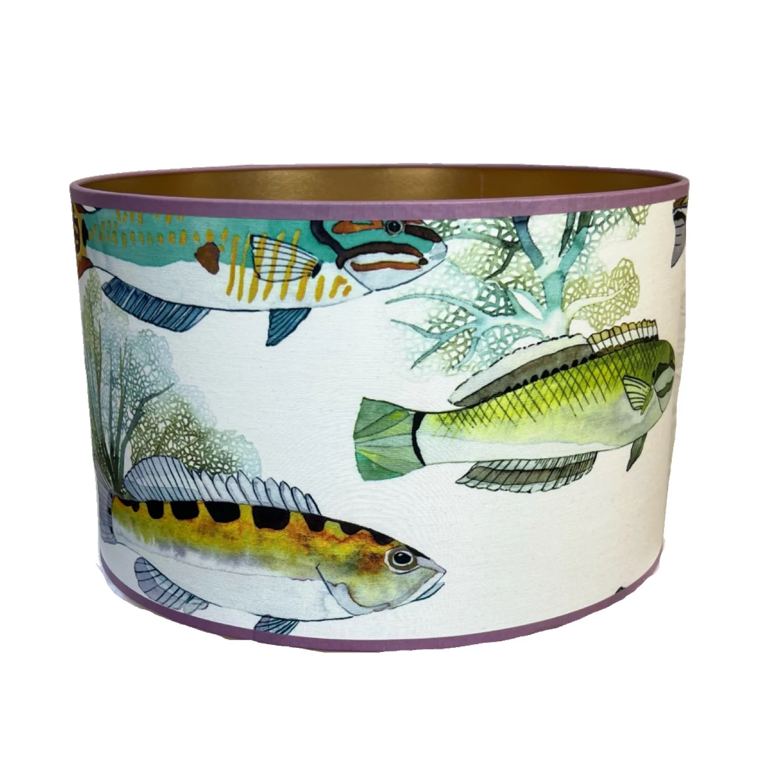 Lampenkap Fidji Blauw – Manuel Canovas Ø 35cm Lampenkap Fidji Blauw – Manuel Canovas Ø 35cm