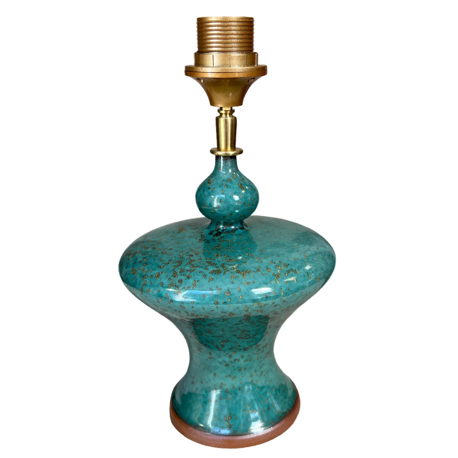 Lampenvoet aladin turquoise porselein Lampenvoet aladin turquoise porselein
