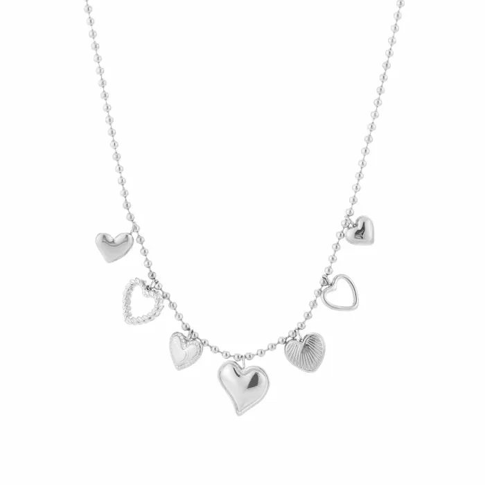 Ketting hartjes – Zilver Ketting hartjes – Zilver