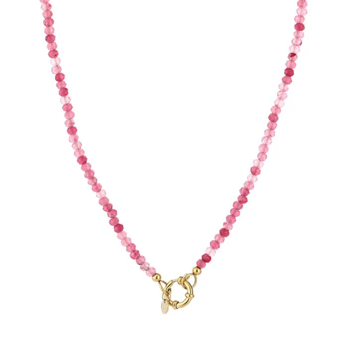 Kralen ketting klein – Paars Kralen ketting klein – Paars