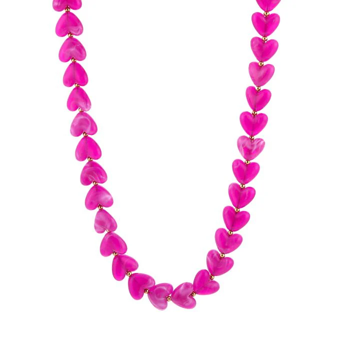 Kralenketting Amour M – Fuchsia