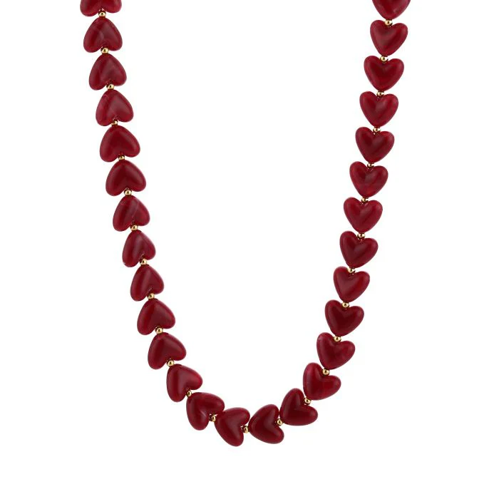 Kralenketting Amour M – Rood Kralenketting Amour M – Rood