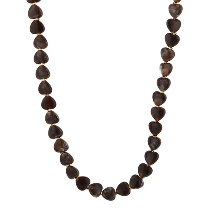 Kralenketting Amour M – Bruin Kralenketting Amour M – Bruin