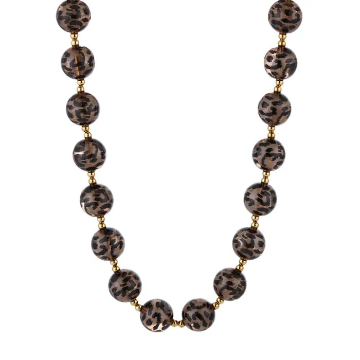 Kralenketting Animal – Tijger/Goud Kralenketting Animal – Tijger/Goud