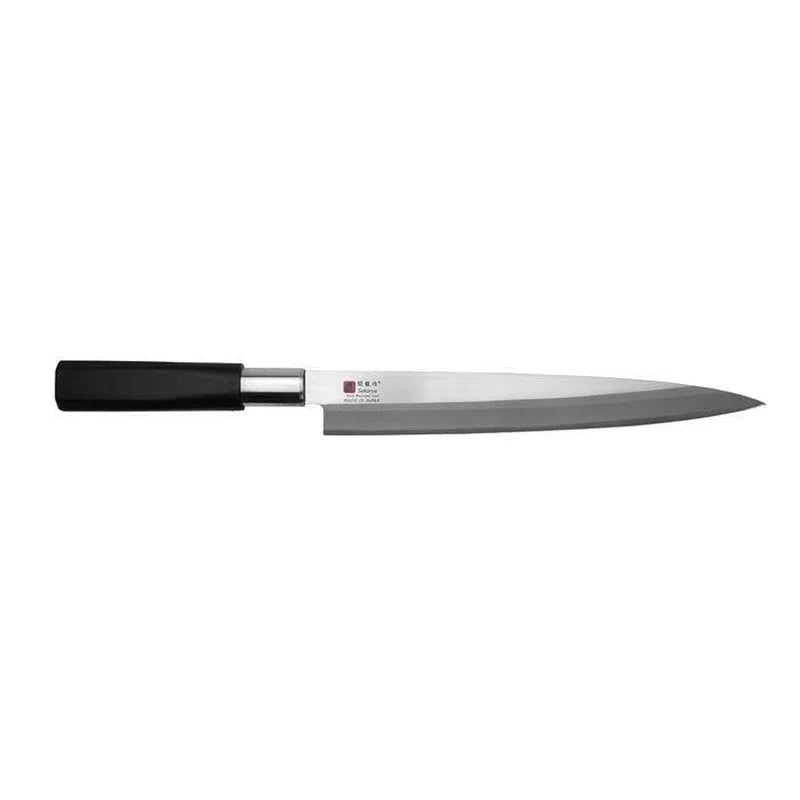 Japans Sashimi Mes Roestvrij Staal Zwart – 21cm
