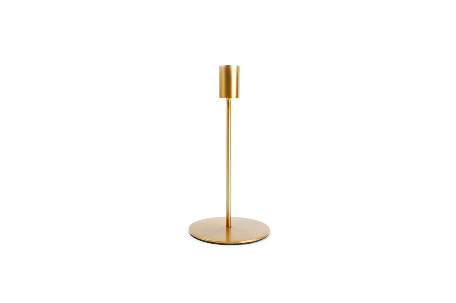 Kandelaar 10xH20cm metaal goud Pillar