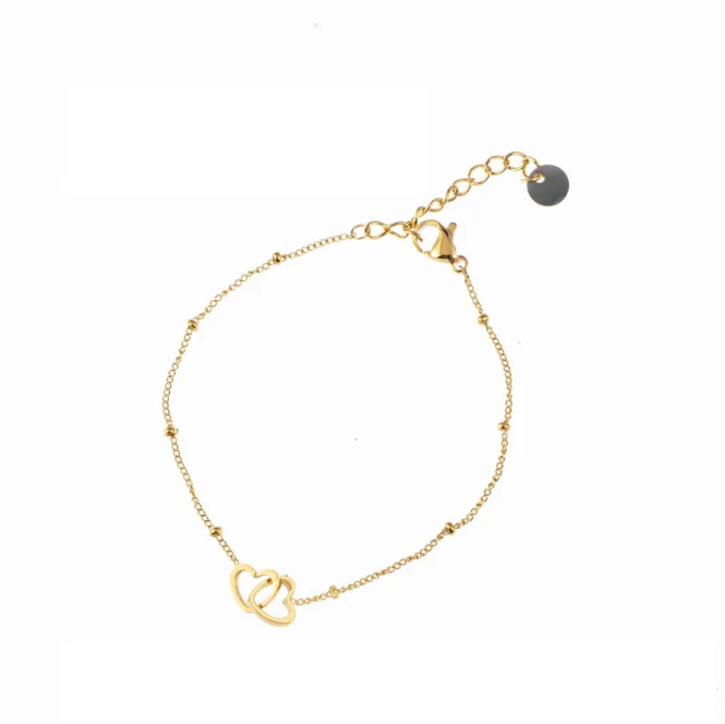 Kids armband Double heart | TB1327-2