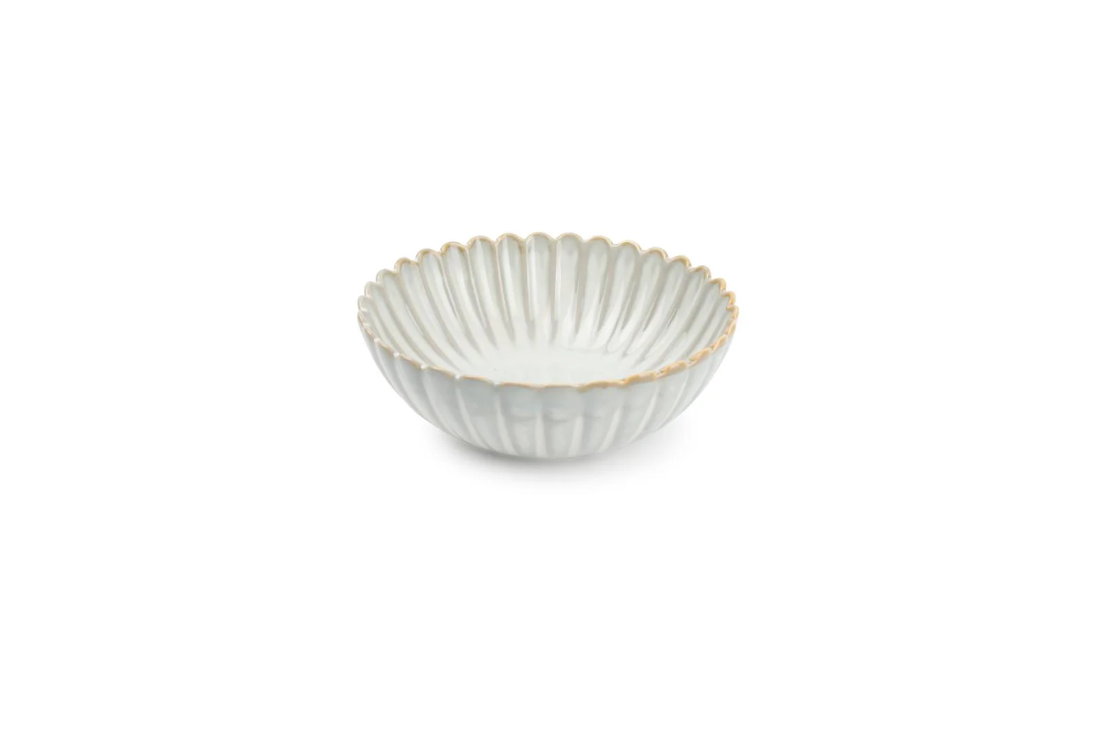 Kom 13xH4,5cm nuance white Lotus  – Set van 4