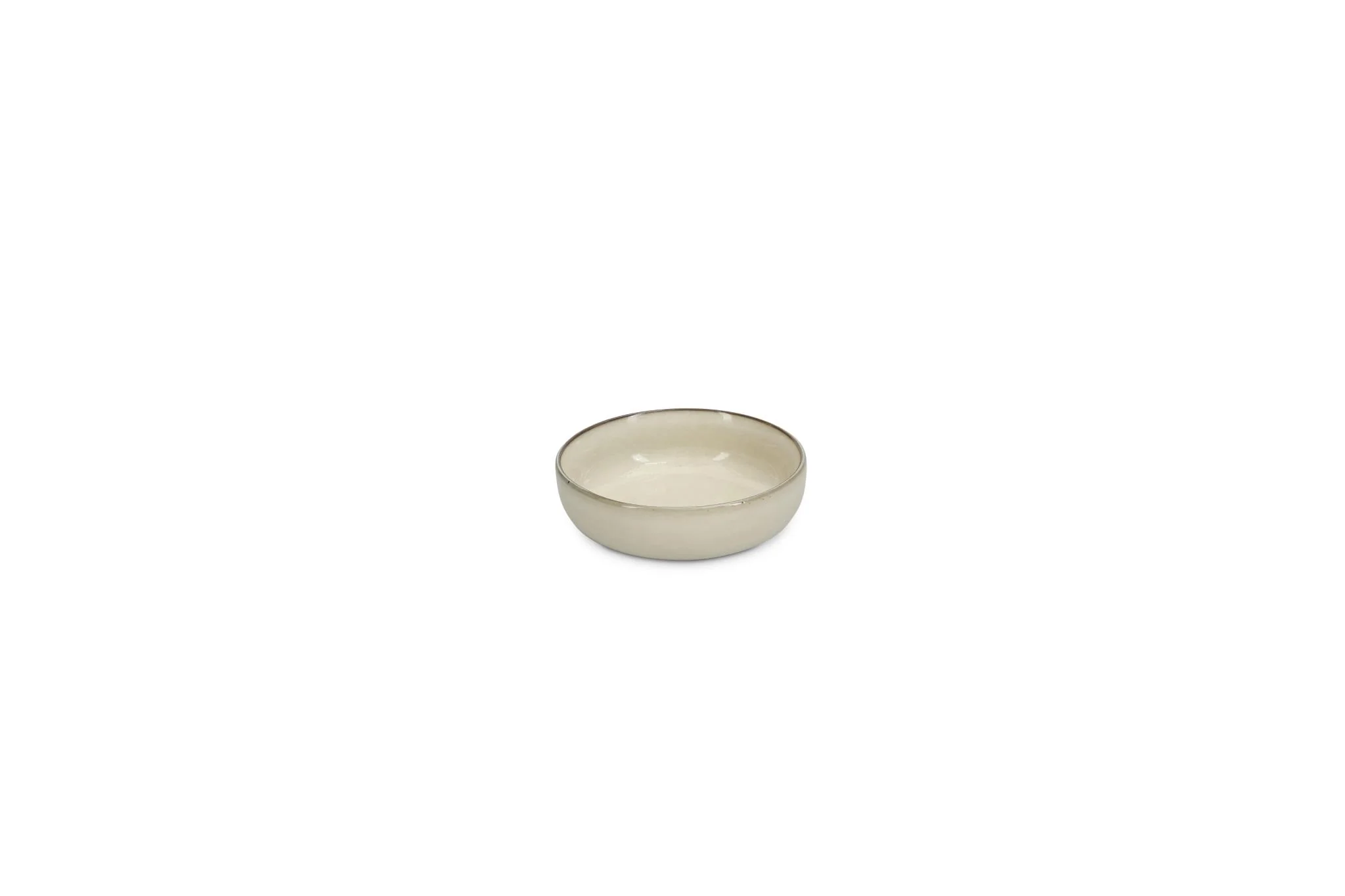 Kom 13xH4cm ivoor Meridian – Set van 4