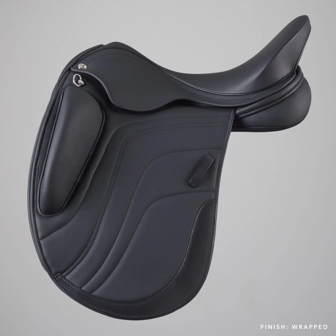 Albion Kontinuum D Monoblad, Dressuurzadel met U-boom, Zwart