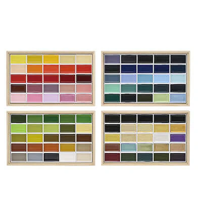 Kuretake Gansai Tambi 100 Color Set 4 – Limited Edition 2025 | Professionele Japanse Waterverf - Afbeelding 3
