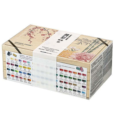 Kuretake Gansai Tambi 100 Color Set 4 – Limited Edition 2025 | Professionele Japanse Waterverf - Afbeelding 2