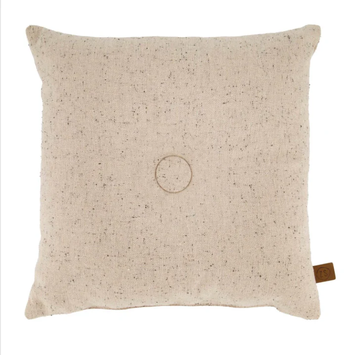 Kussen met knoop 35x35cm