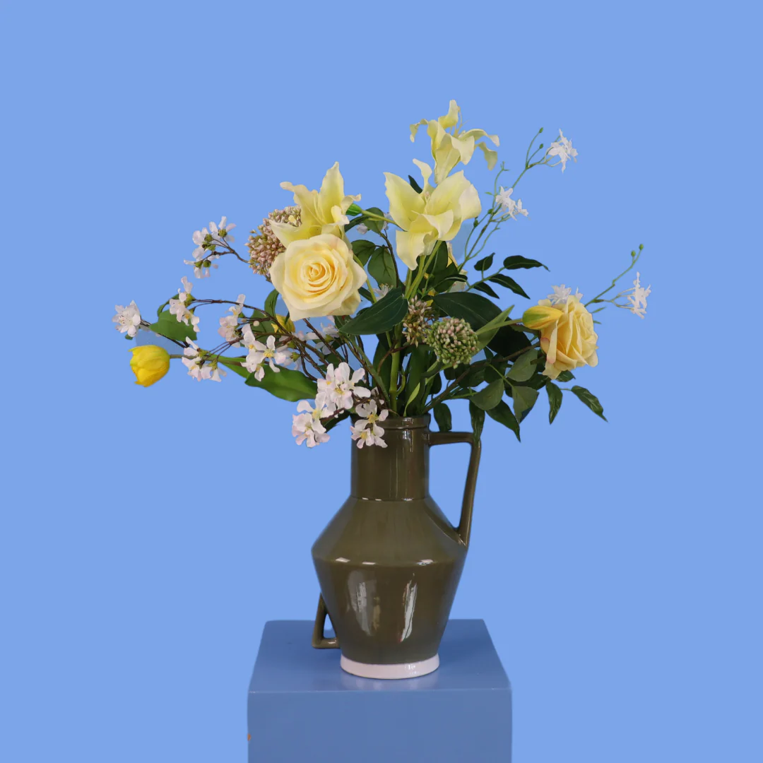 L – Langston | Return to Sender vaas met kunstbloemen | Large