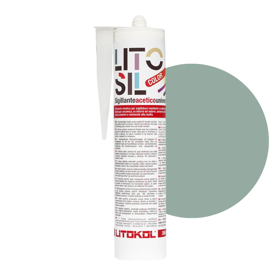 Litokol Litosil voegkit 300 ml Green 1