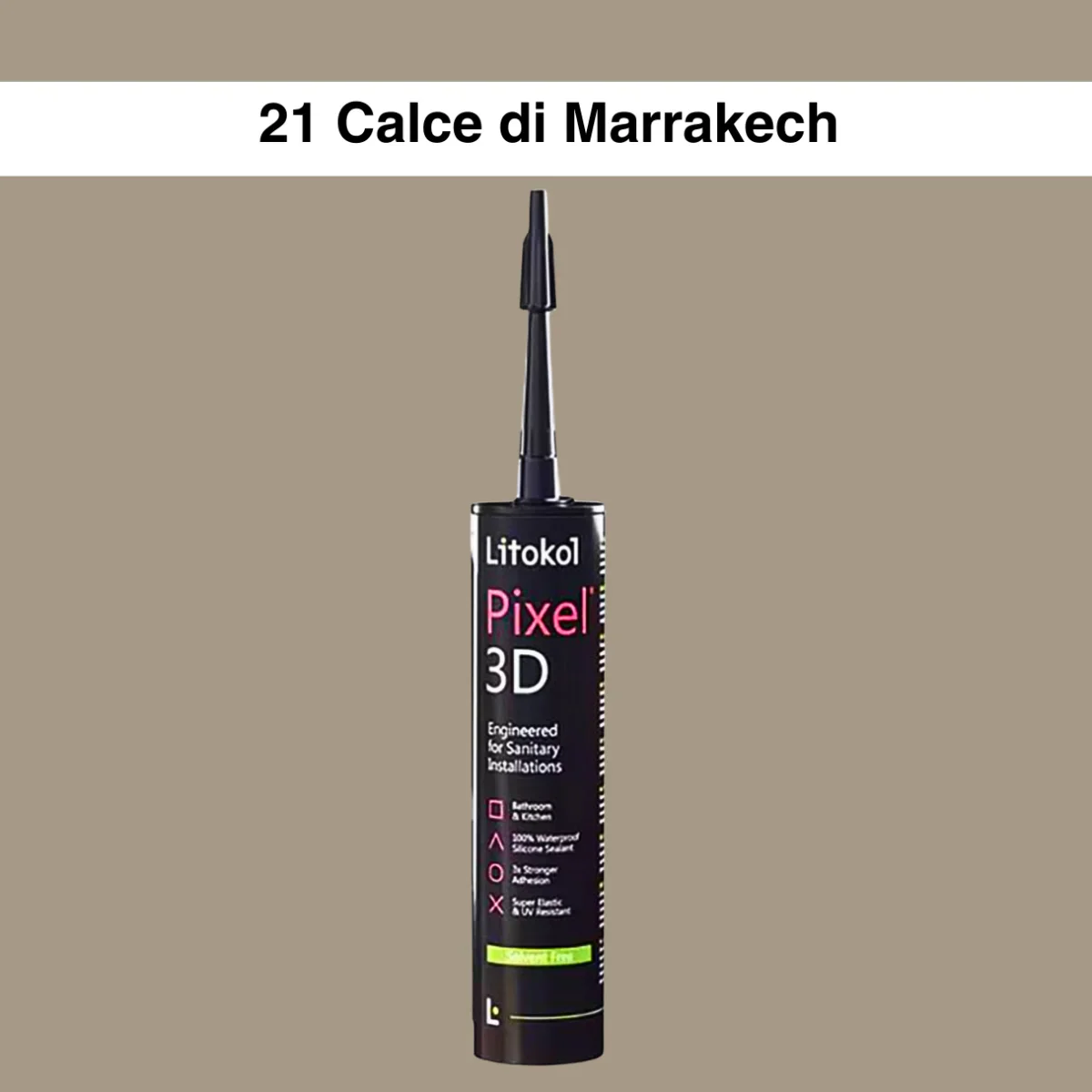 Litokol Pixel 3D 21 Calce di Marrakech Sanitairkit 300 ml - Anti-Vlek Silicone