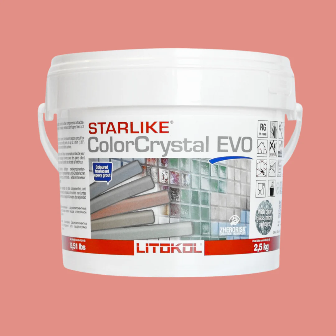 Epoxy voegmiddel Litokol STARLIKE® EVO ColorCrystal 830 rosa kyoto 2,5 kg