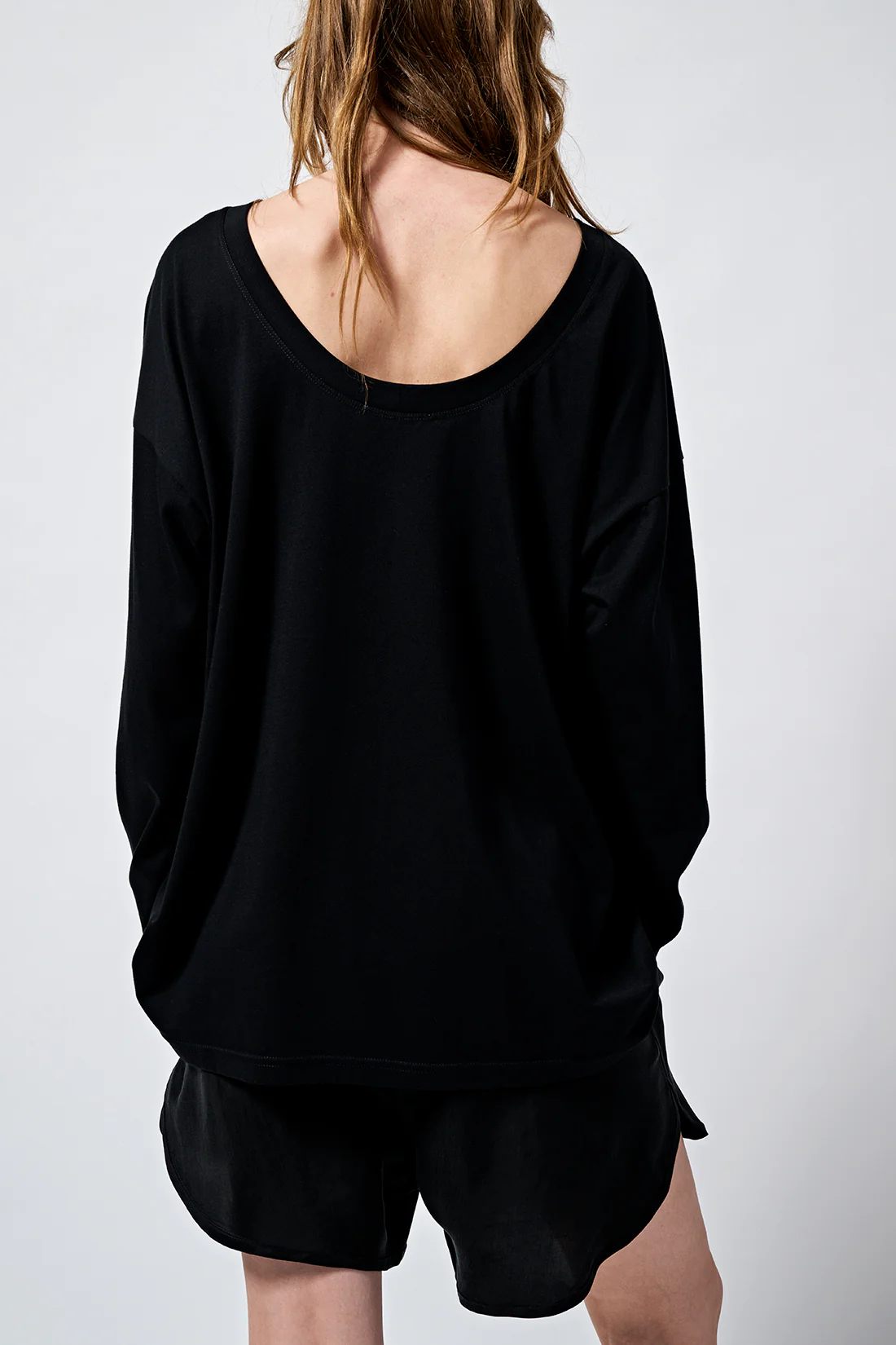 Longsleeve top 1990 black jersey