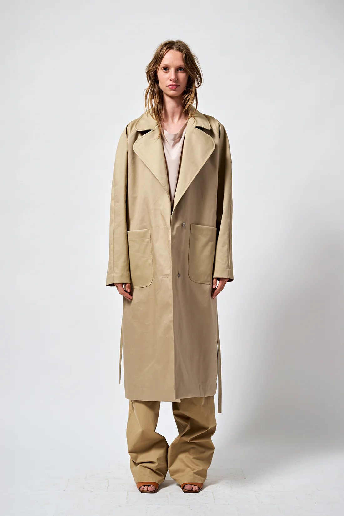 Coat Ranch kaki double canvas