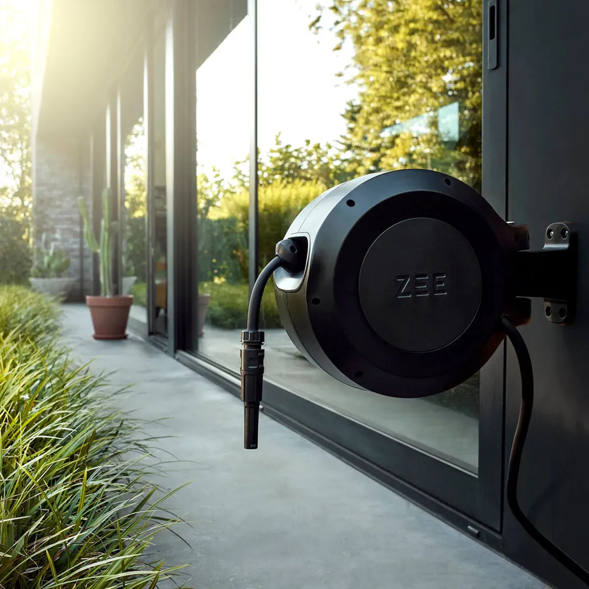 ZEE – Mirtoon slanghaspel tuinslang 10m Zwart