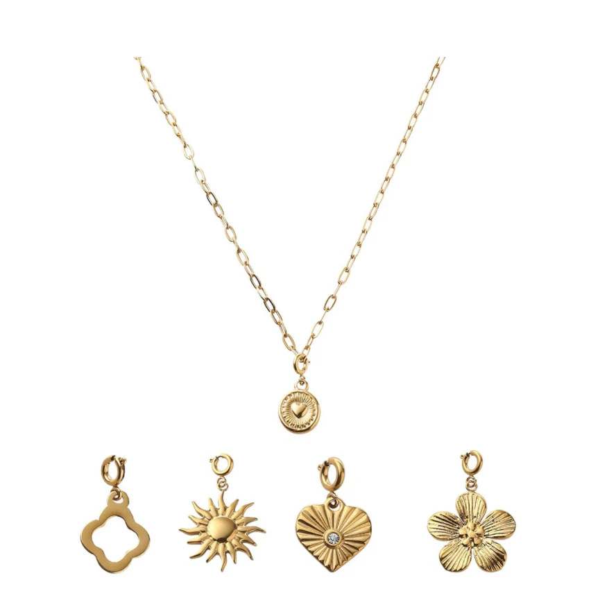 Necklace 5 pendants NSET551