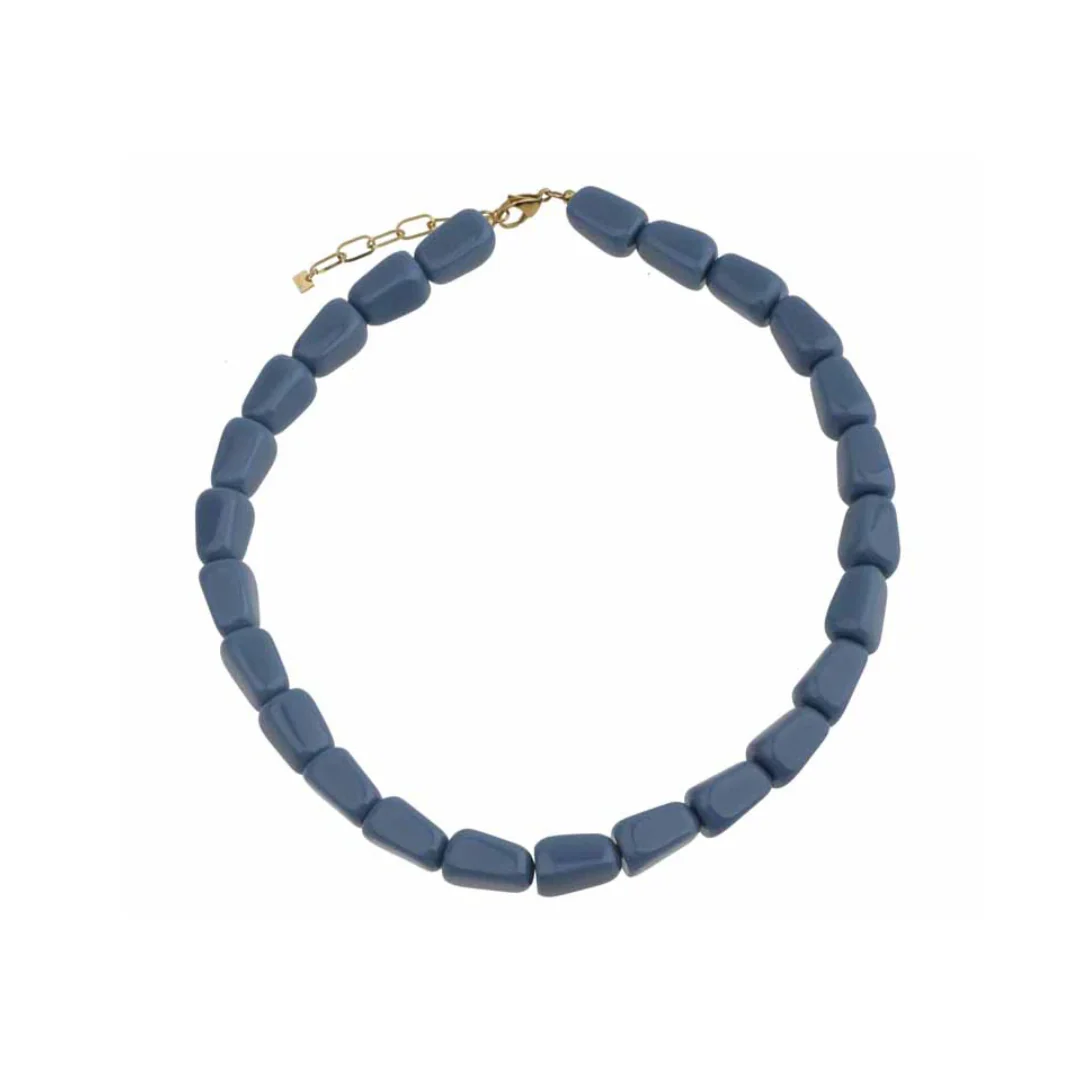 Kralenketting Madrid – Blauw Kralenketting Madrid – Blauw