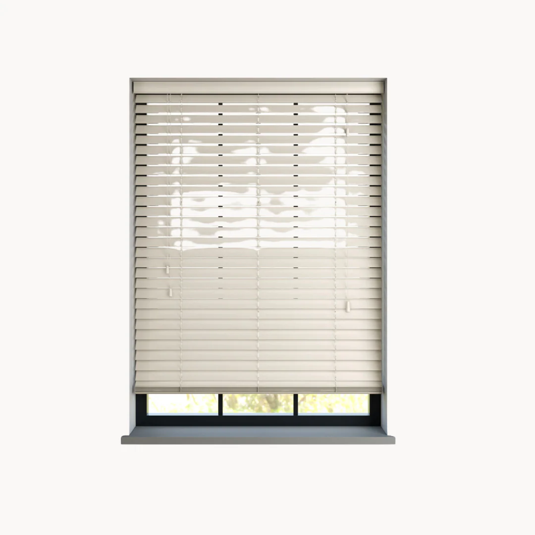 Houten Jaloezie Warm-wit 50mm met FSC keurmerk