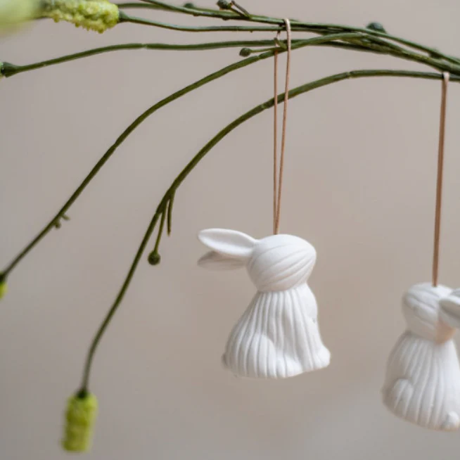 Ornament bunny stripe Ornament bunny stripe