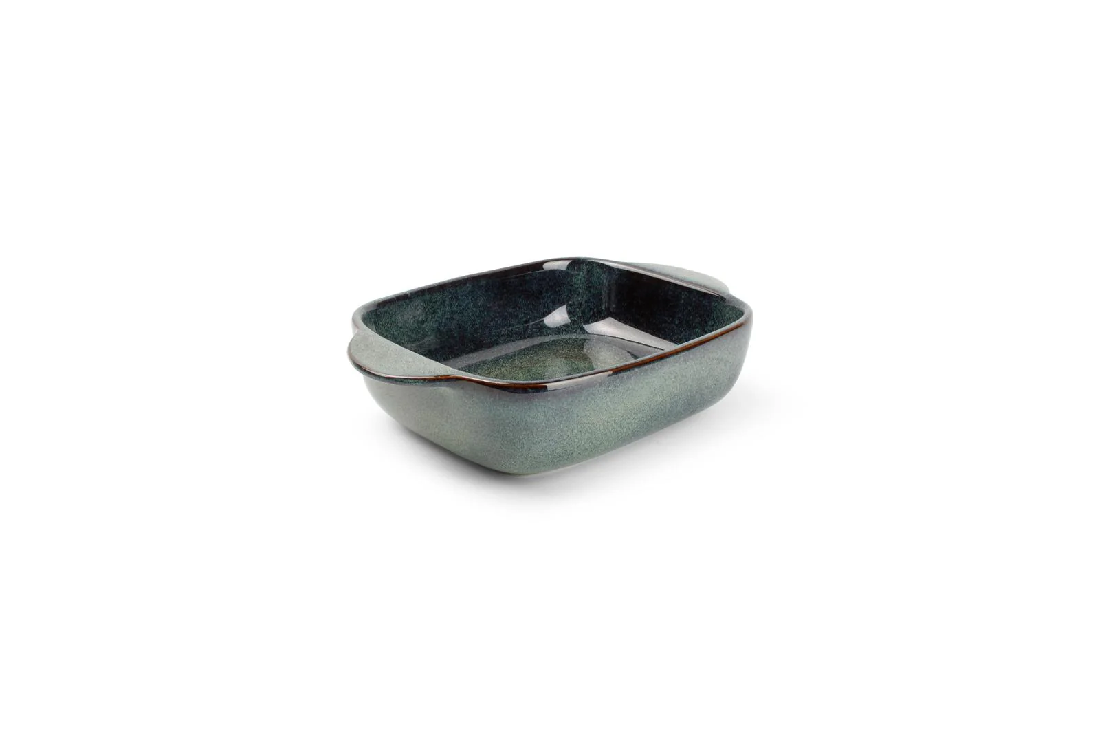 Ovenschaal 25/19,5×16,5xH6cm groen/blauw Meridian