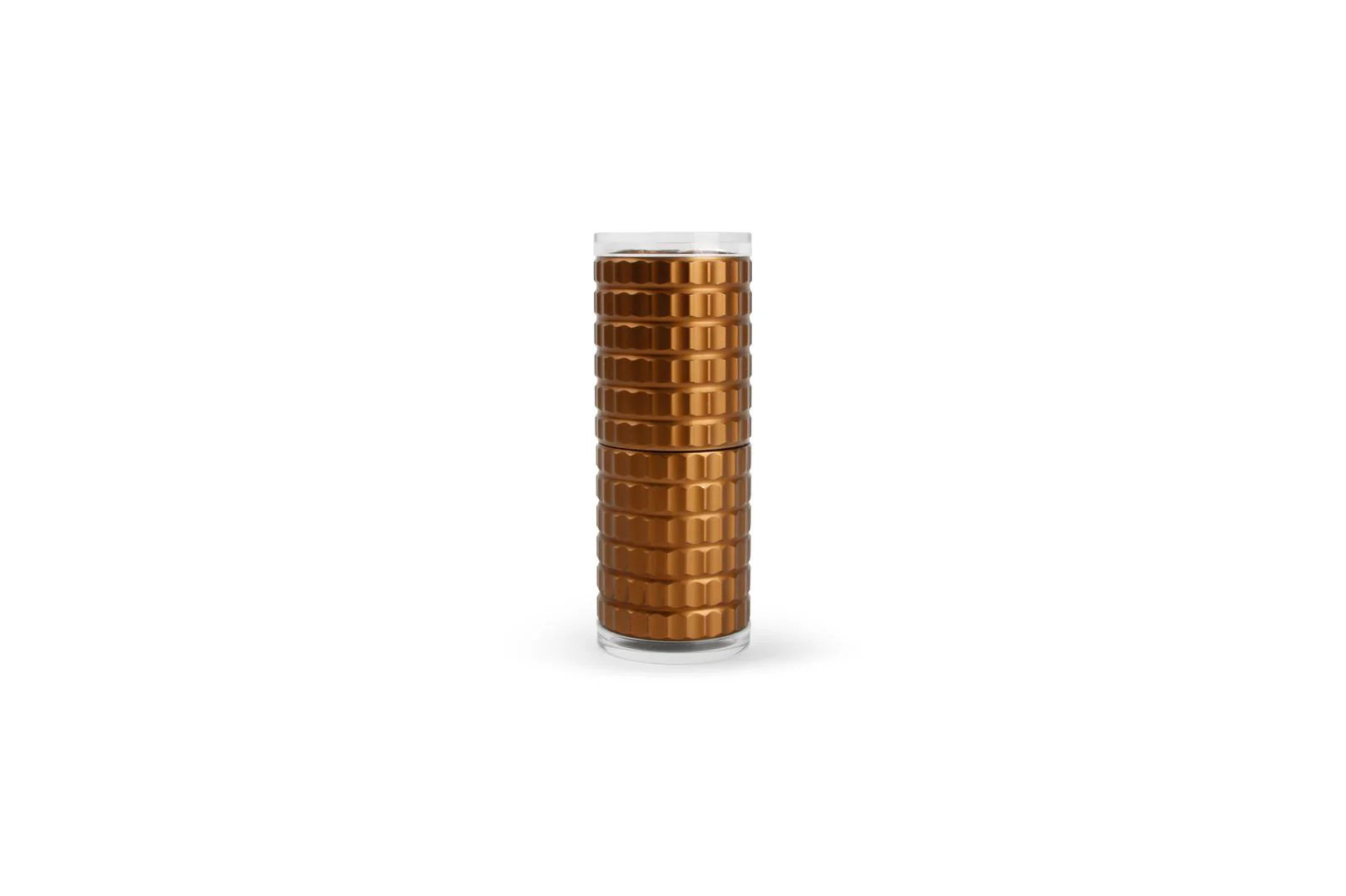 Peper/zoutmolen H12,5cm geribbeld rosé goud Savor Peper/zoutmolen H12,5cm geribbeld rosé goud Savor