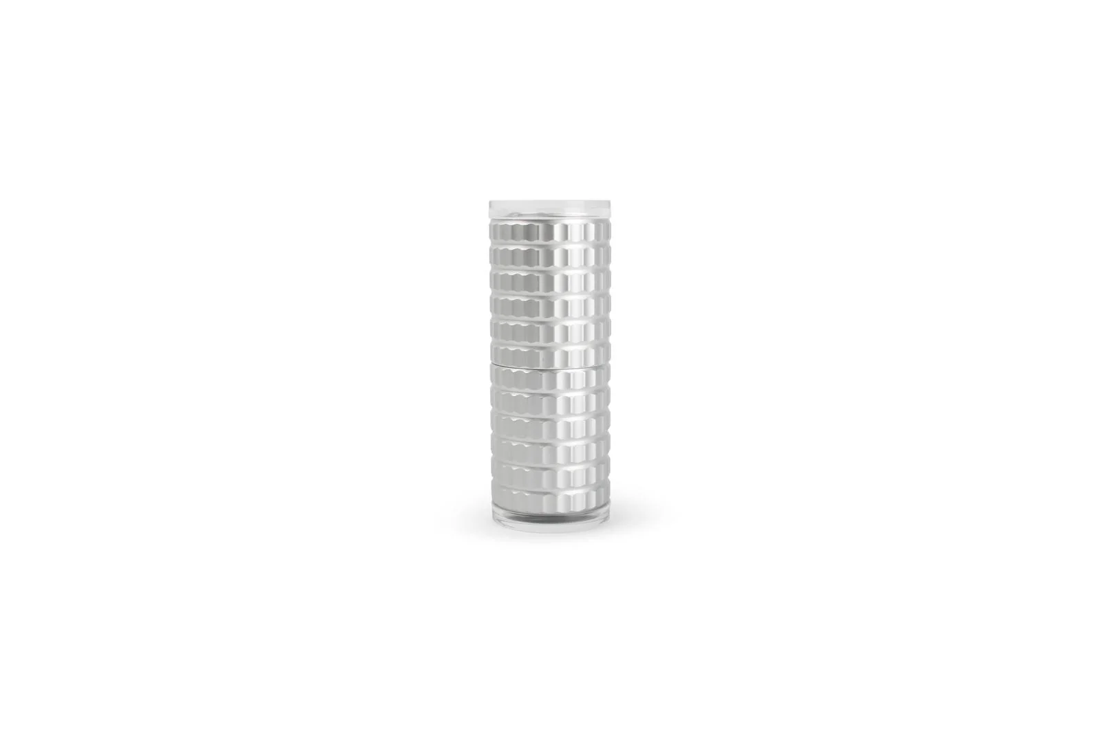 Peper/zoutmolen H12,5cm geribbeld zilver Savor Peper/zoutmolen H12,5cm geribbeld zilver Savor