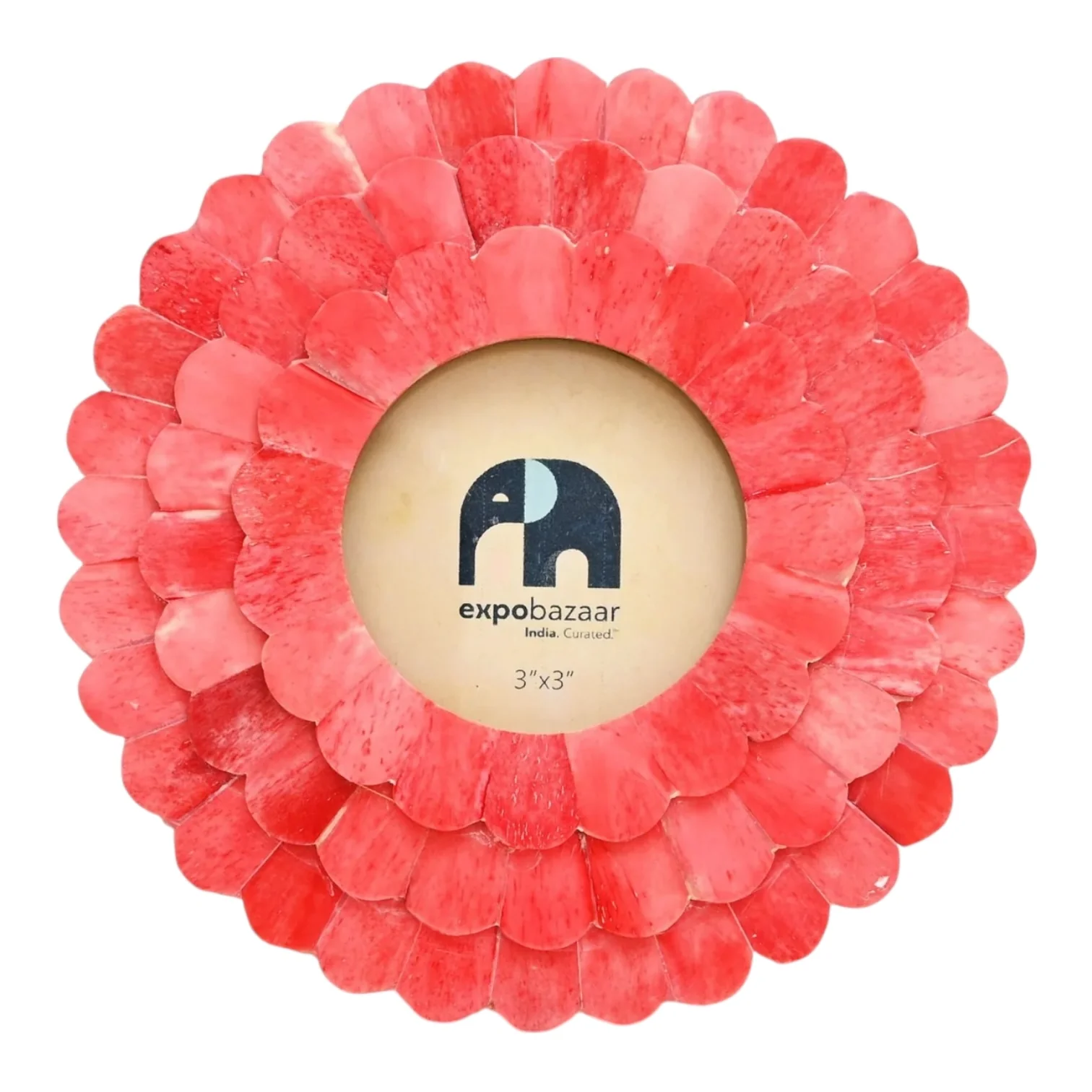 Fotolijstje rond Roze Bloem