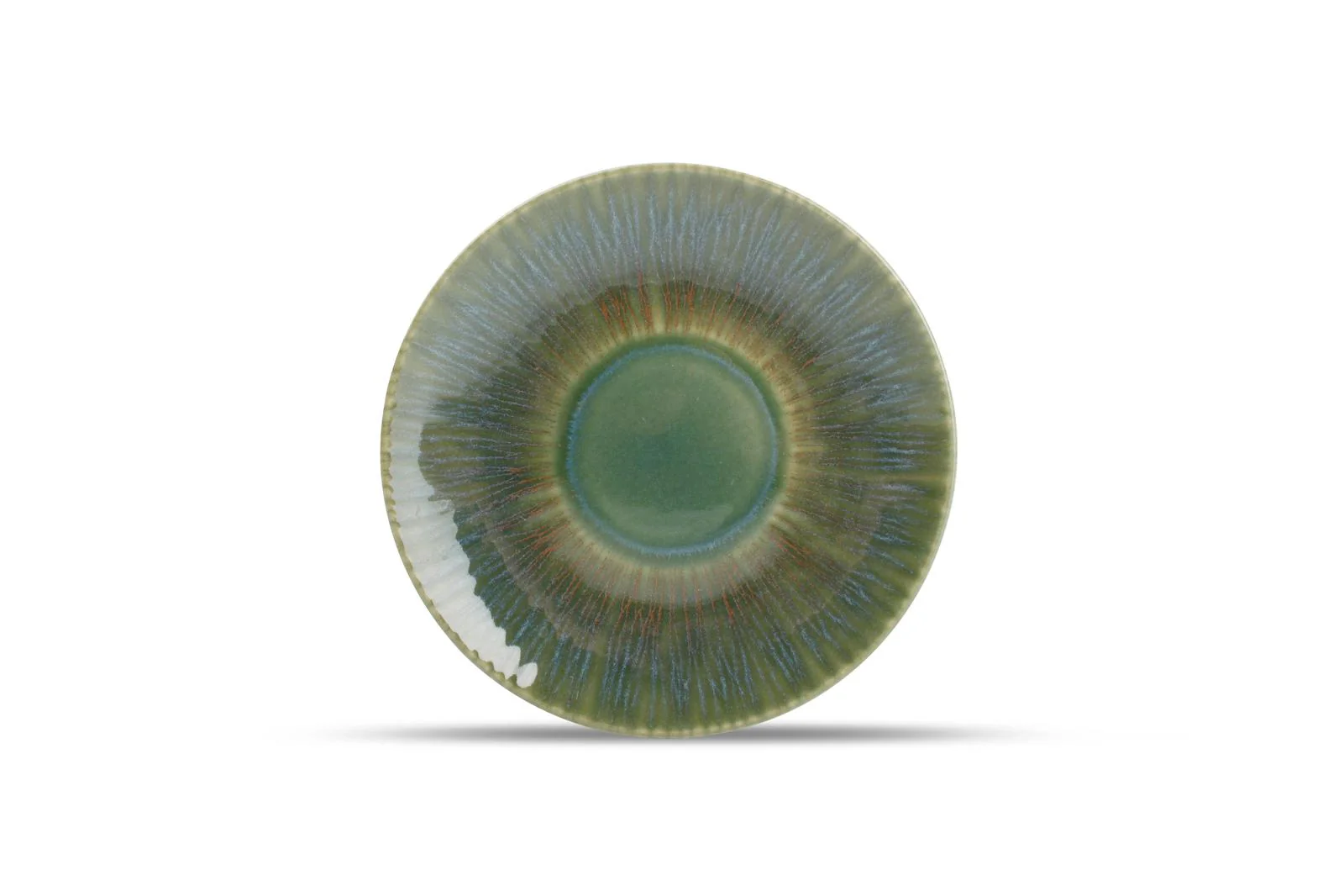 Plat bord 21cm groen Luce – Set van 4 Plat bord 21cm groen Luce – Set van 4