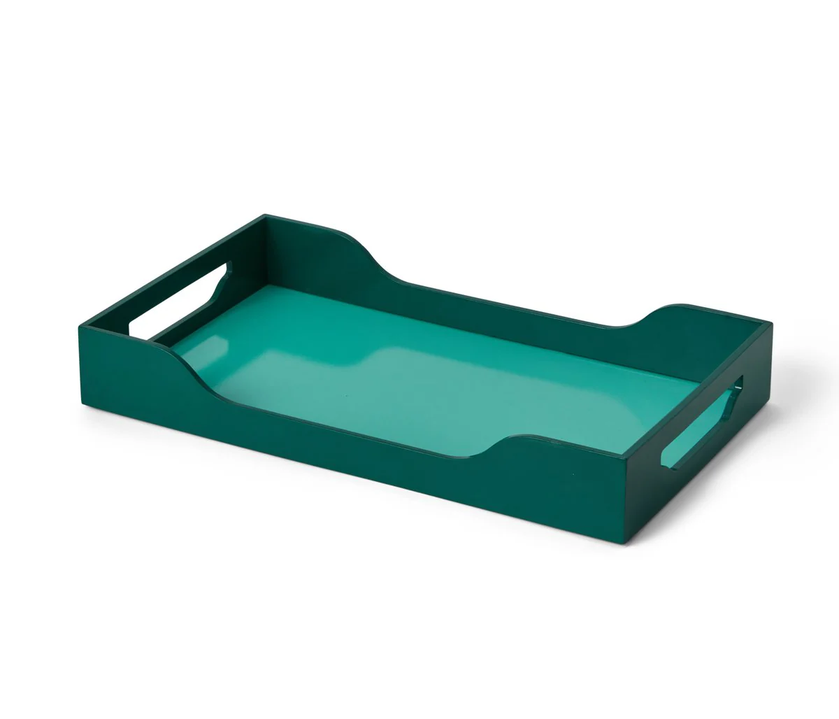 Printworks Dienblad L gelakt – Turquoise/Groen Printworks Dienblad L gelakt – Turquoise/Groen
