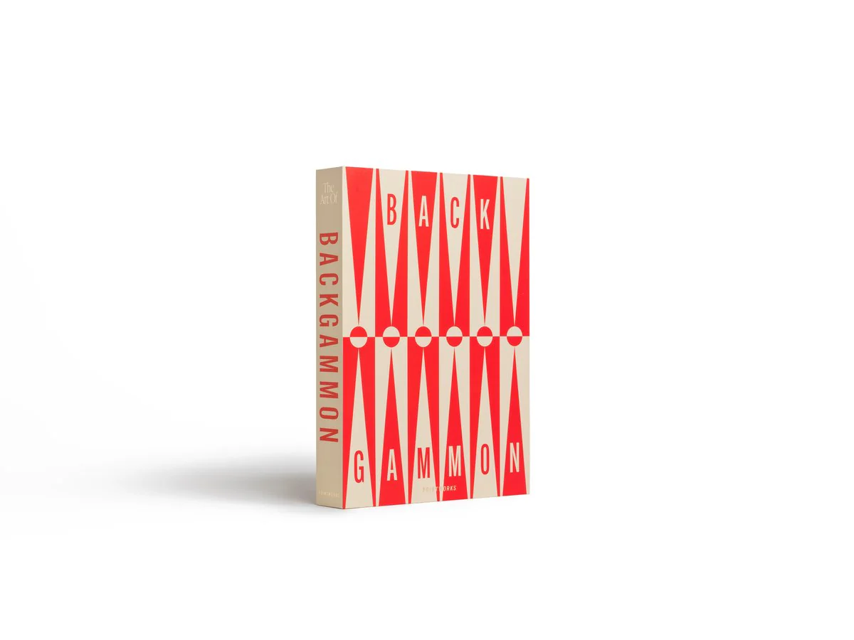 Printworks Spel Classic – Art of Backgammon – Rood/Crème