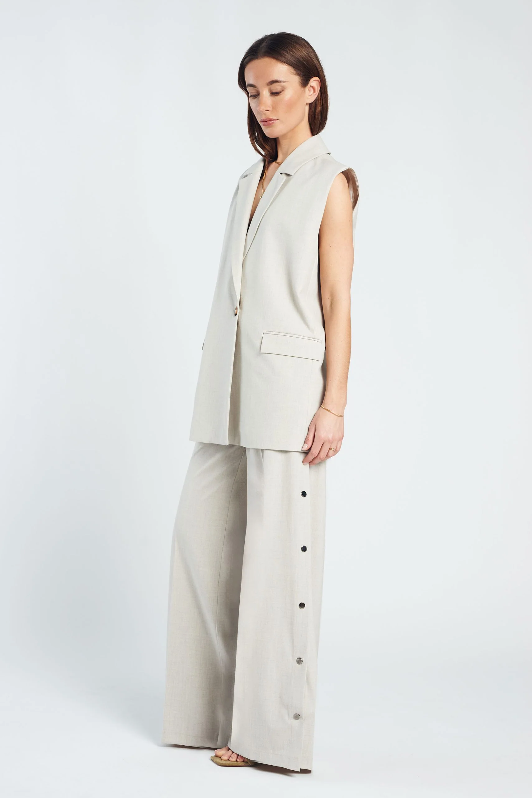 Spooq Gilet Quinn – Beige Melange