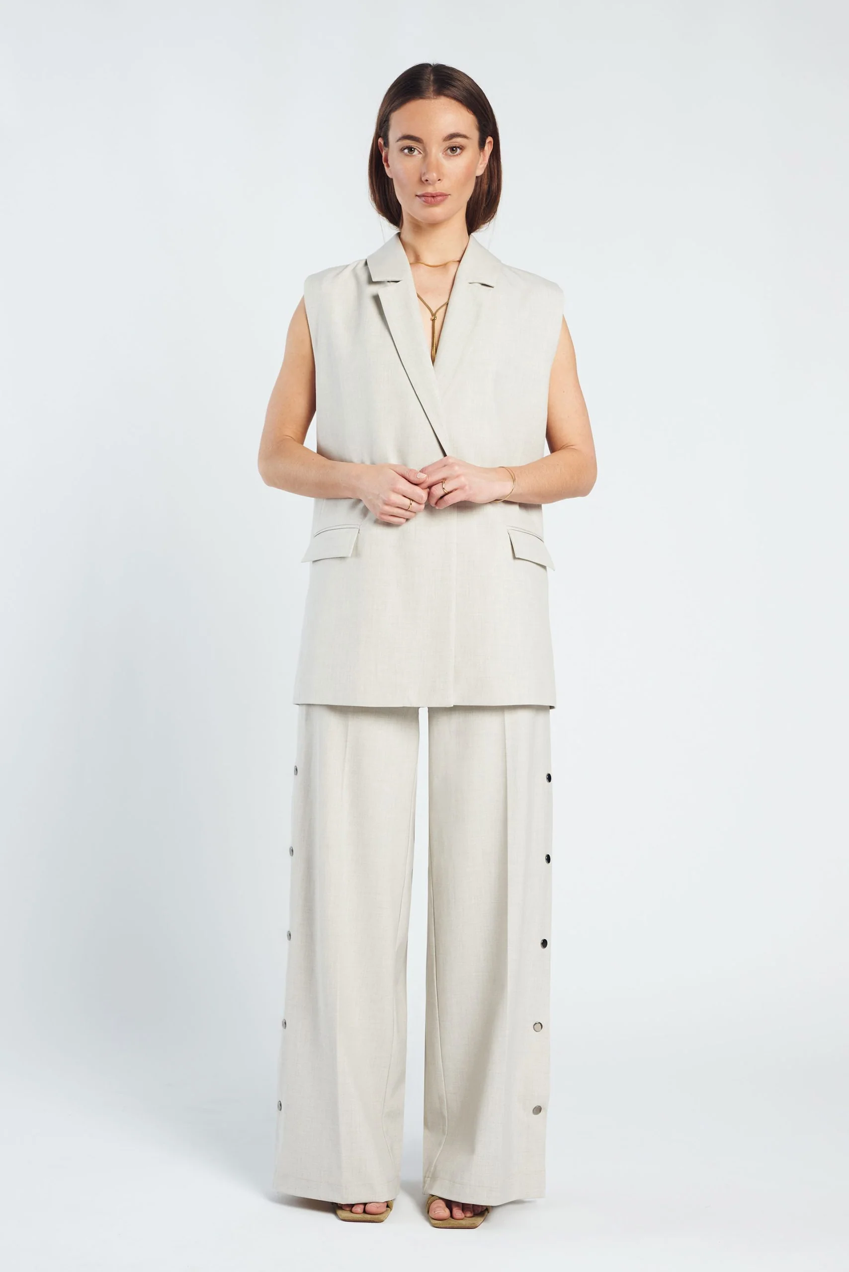 Spooq – Denia pants – Beige melange