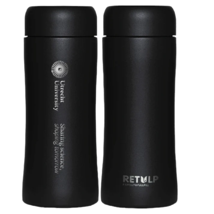 Retulp Tumbler Thermosbeker – zwart