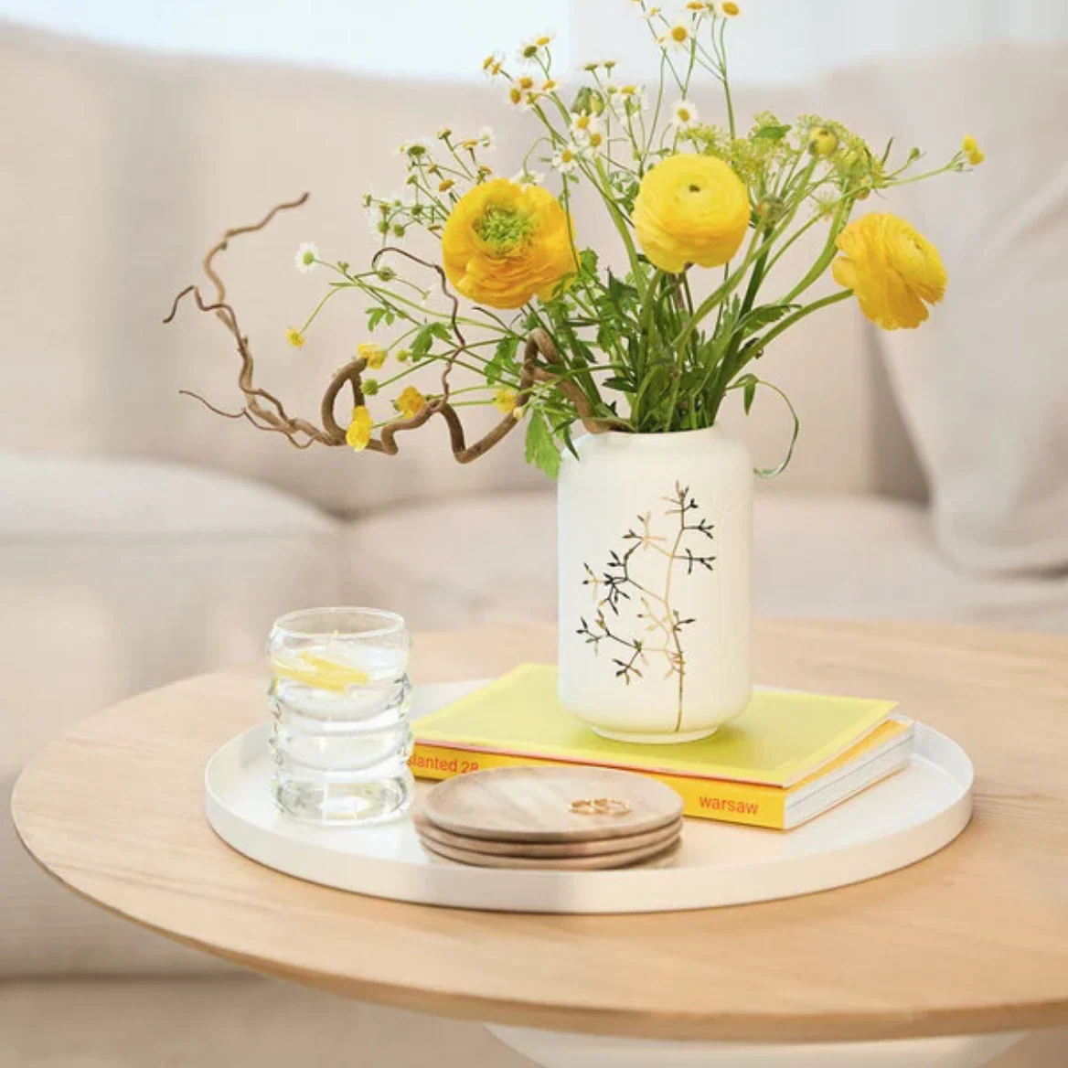 Räder | Vase | Golden branch