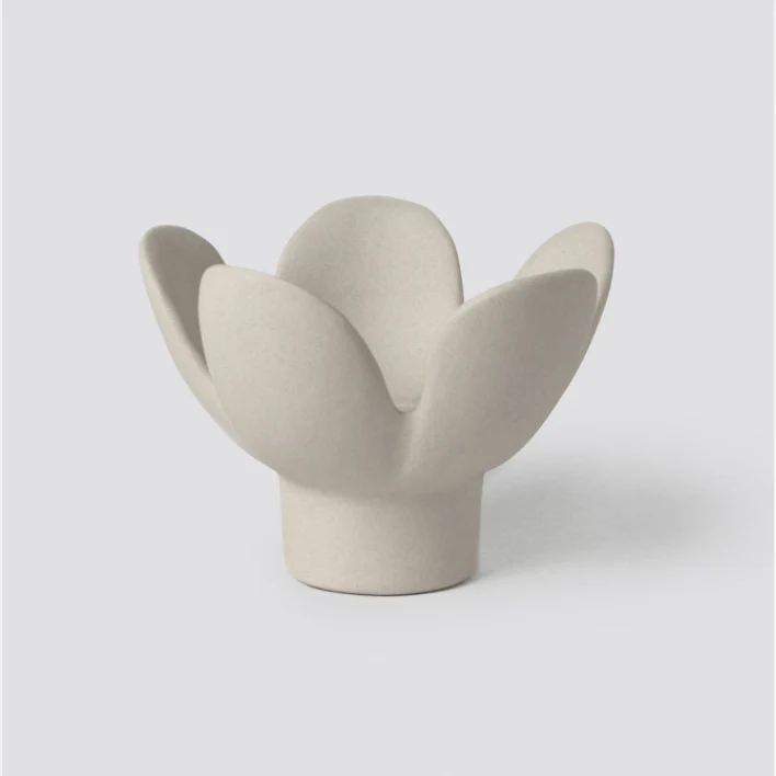 Räder | Candle holder | Flower Beige