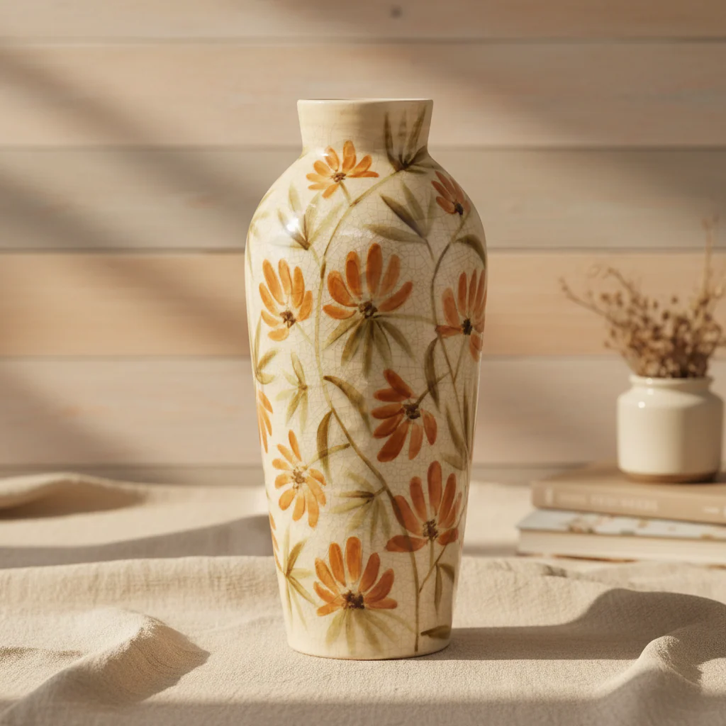 Vaas | Handgeschilderd | Marigold