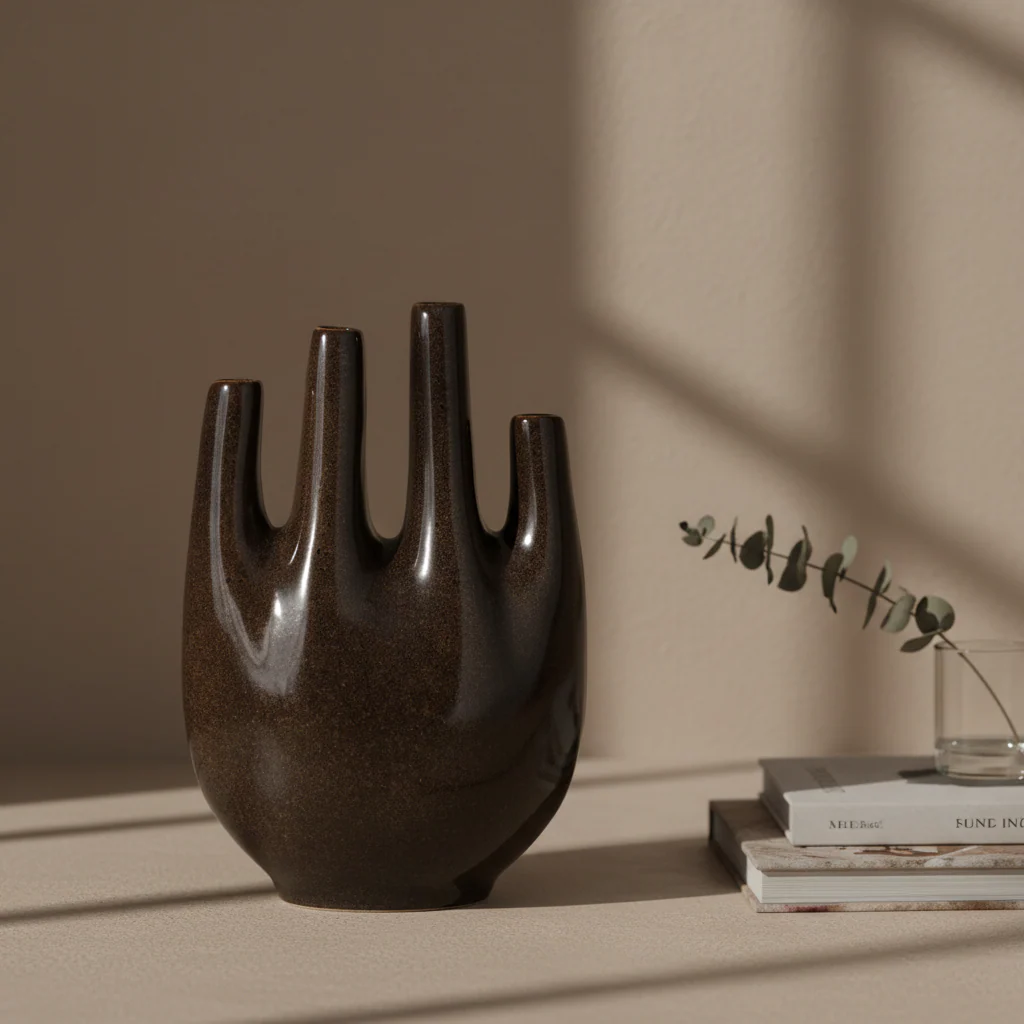 Tulpenvaas | Bruin