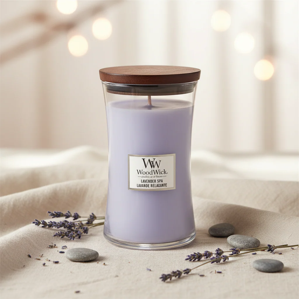 Woodwick | Large Candle | Lavender Spa Woodwick | Large Candle | Lavender Spa