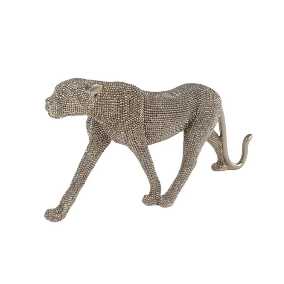 Sculptuur panter Goud Large
