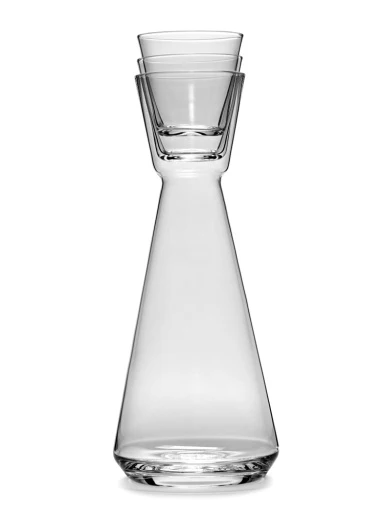 Serax – Charles Kaisin – KARAF 215 CL + 2 GLAZEN 30 CL NERO