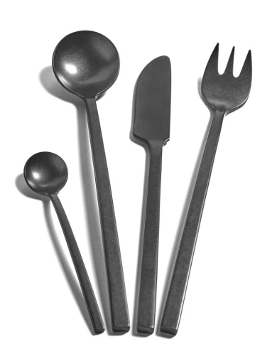 Serax – Marie Michielssen – BESTEKSET 24 PCS BLACK STONE. LA MÈRE