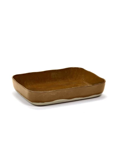 Serax – Merci – OVENSCHOTEL N°10 OKER/BRUIN – Set van 2 Serax – Merci – OVENSCHOTEL N°10 OKER/BRUIN – Set van 2