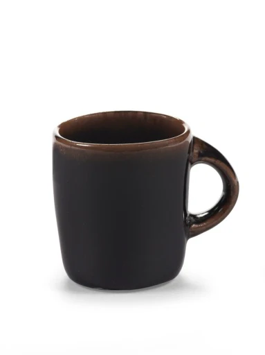 Serax – Uncharted – KOFFIEKOP ZWARTBRUIN OUT OF LINES – Set van 2 Serax – Uncharted – KOFFIEKOP ZWARTBRUIN OUT OF LINES – Set van 2