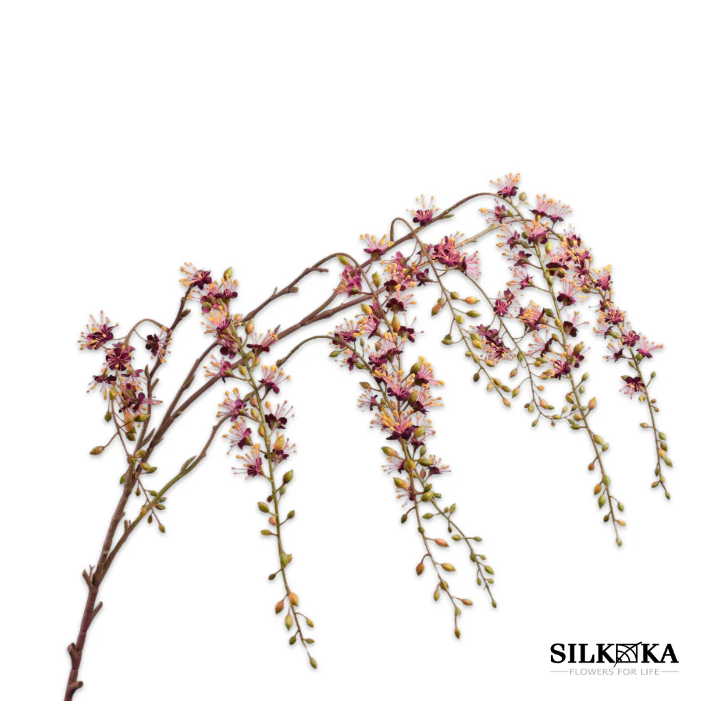 Wisteria Bruin kunstbloem 165 cm Silk-ka